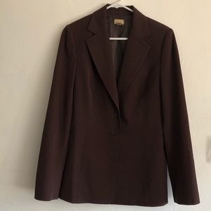 Two-Button Brown Blazer